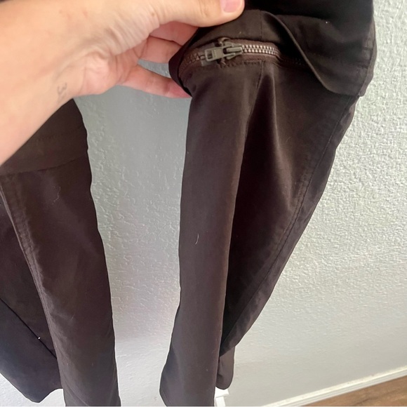 Prana Brown Monarch Convertible Hiking Pants Dark Brown Size 4 - Picture 8 of 16